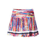 Lucky in Love Long Techno Stripe Pleated Skirt